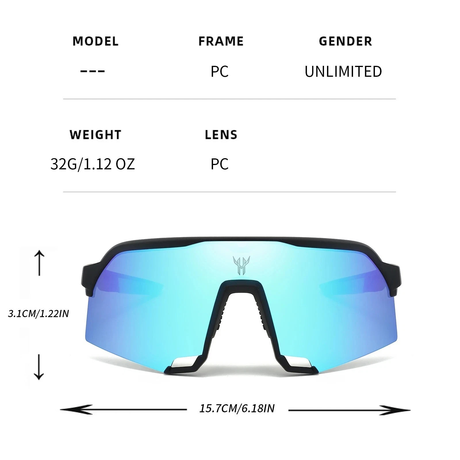 Polarized Sports Sunglasses Outdoor Cycling Driving Fishing Glasses UV400 Goggle