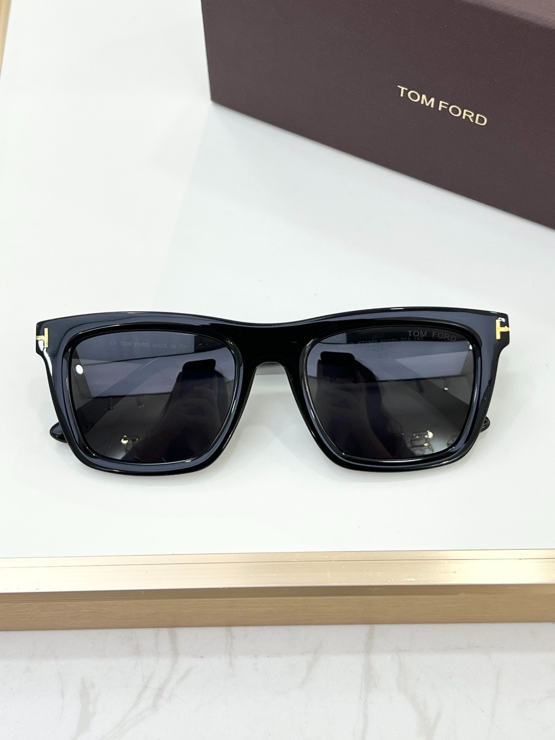 Tom Ford LELIO Sunglasses FT1207 Black/Gray 52-21-145mm New With Case