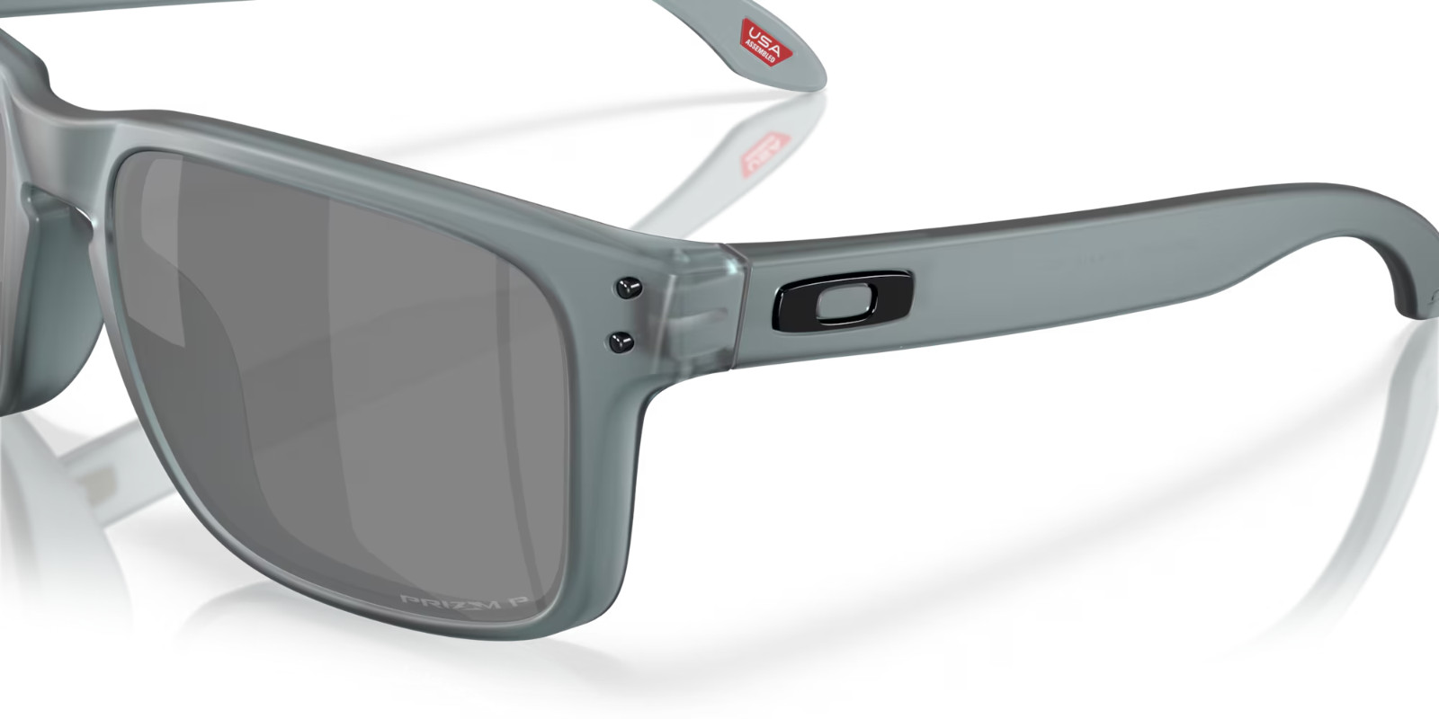 Oakley Holbrook POLARIZED Sunglasses OO9102-Z455 Crystal Black W/ PRIZM Black