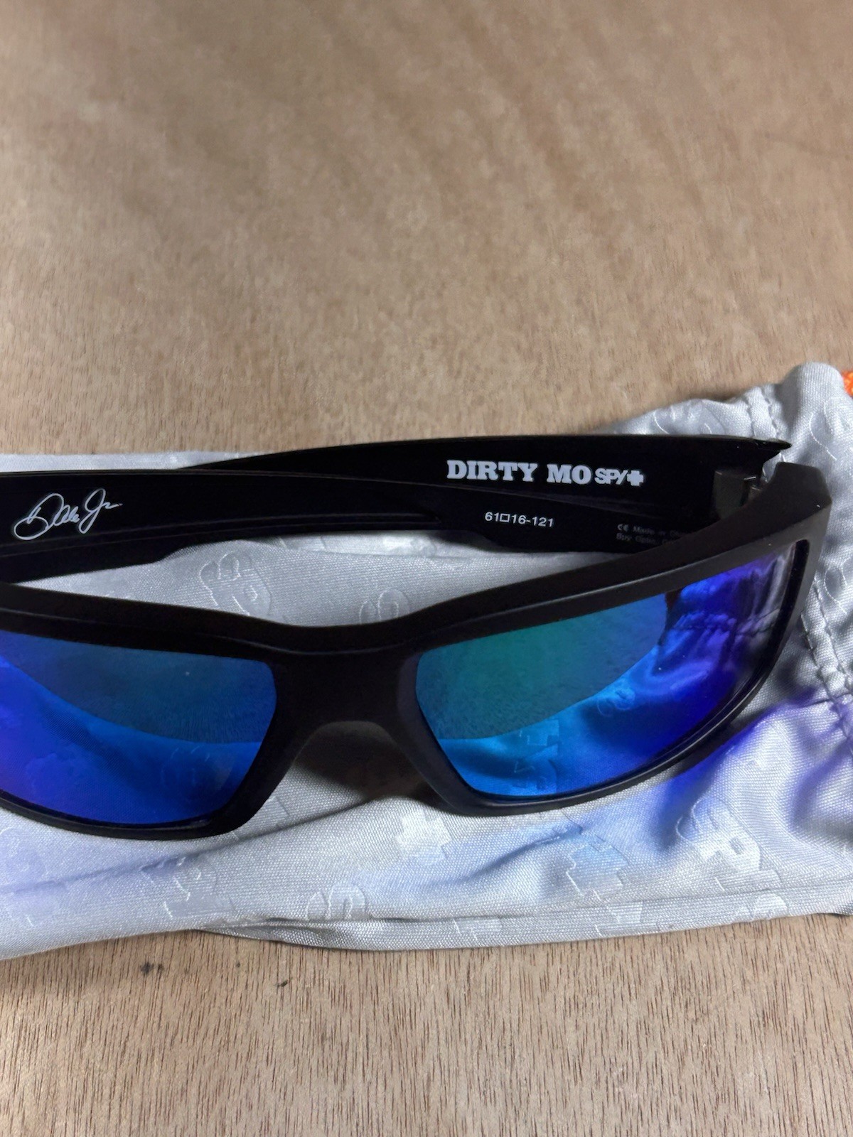 Spy Optic + Dirty Mo Tech Black Mirrored Sunglasses 61 [] 161 – 121 Dale JR