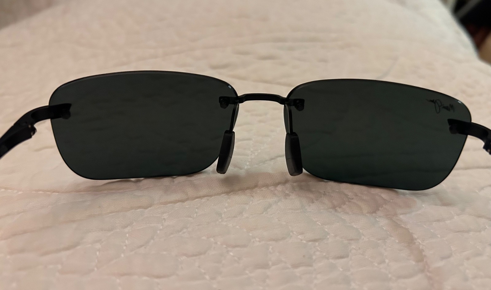 NWT Maui Jim Men’s Lanakila Matte Black W/Gray Polarized Sunglasses MJ624-02
