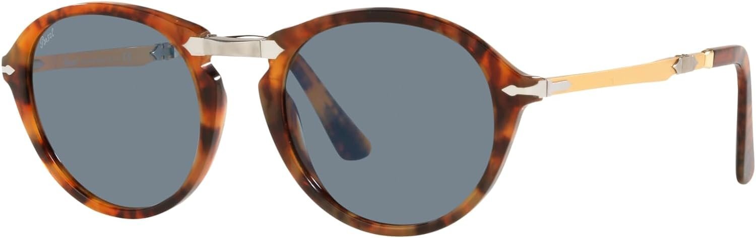 Persol PO3274S 108/56 50mm Round Foldable Sunglasses