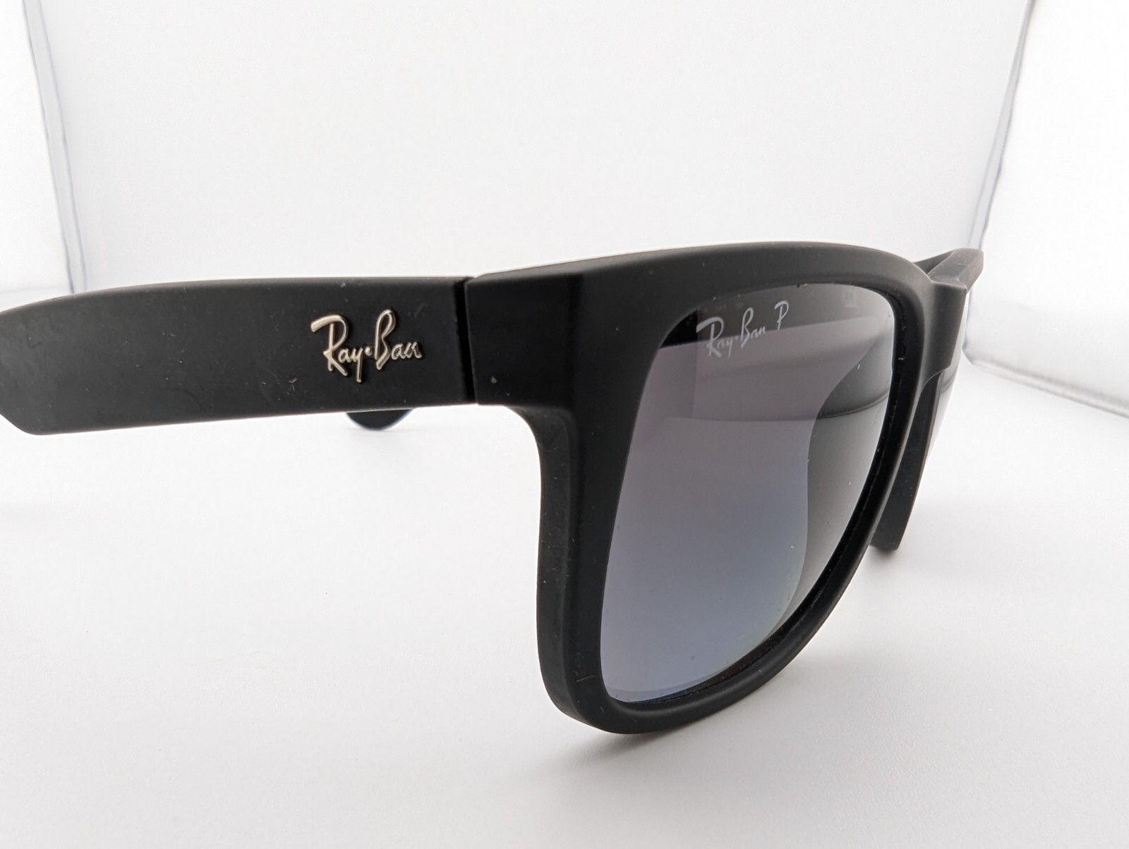 Ray-Ban Sunglasses, Polarized Lenses, RB 4165 622/T3 3P Justin, 54-16-145, Black