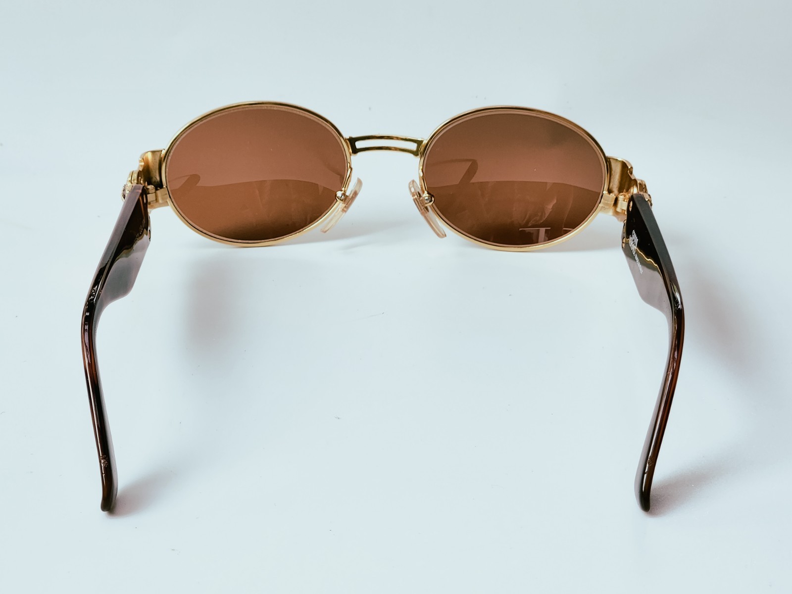Versace S71 Col 07M Vintage Tortuga Gold Medusa Steampunk Sunglasses 48-20