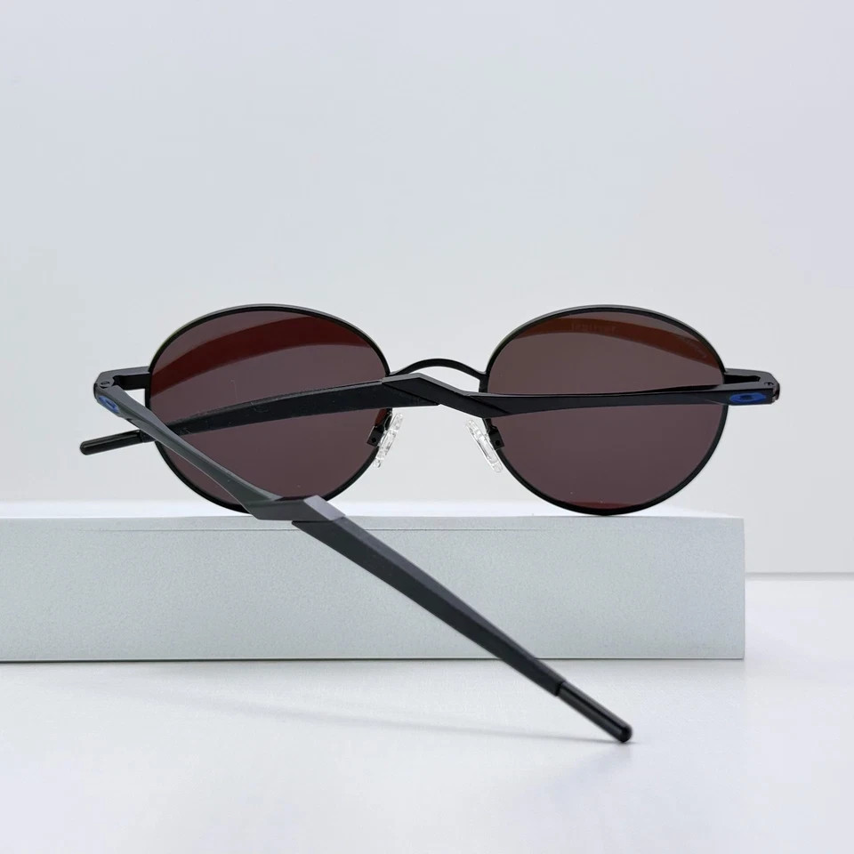 Oakley Terrigal OO4146 Sunglasses Satin Black Frame Sapphire Lens New