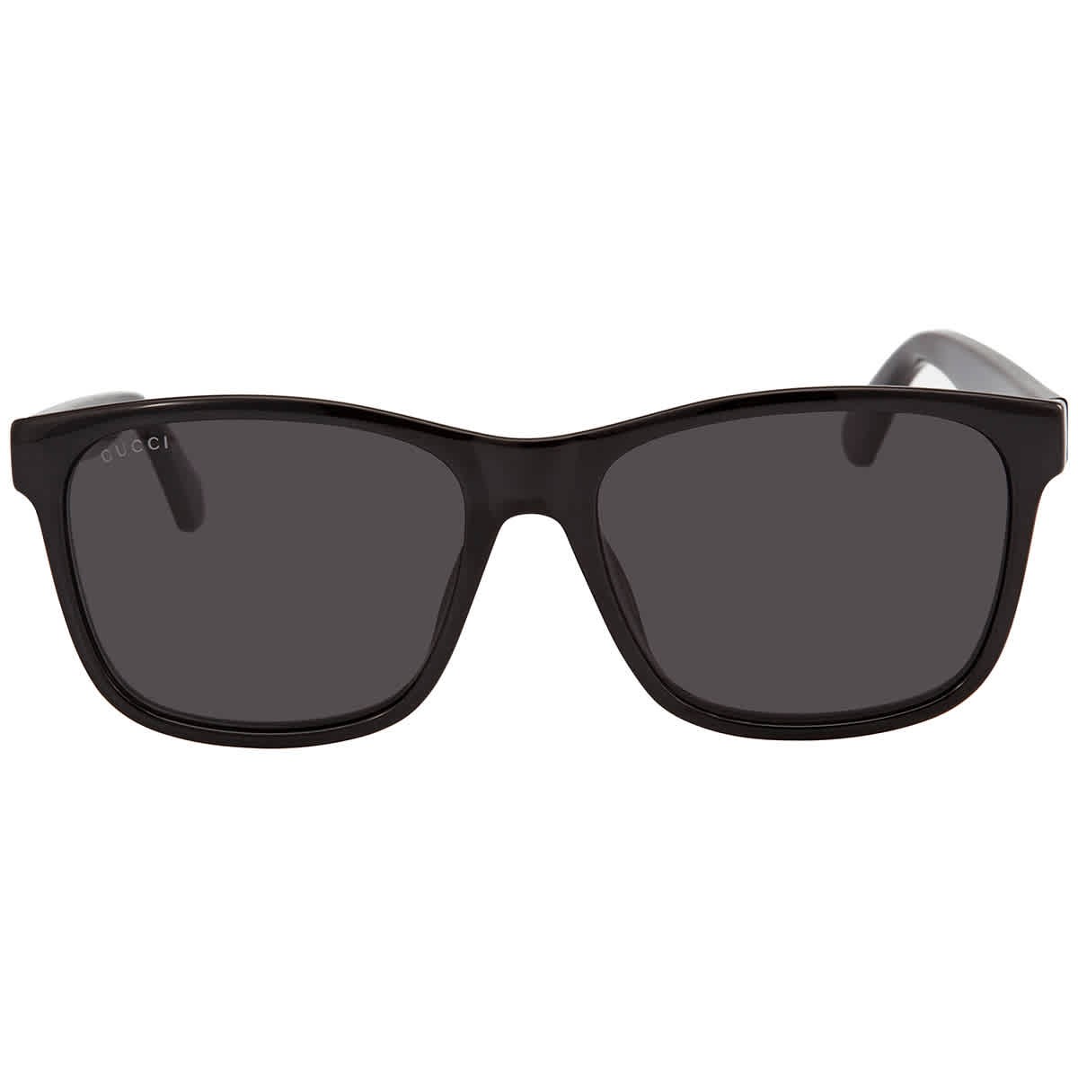 Gucci Grey Rectangular Men’s Sunglasses GG0746S 001 57 GG0746S 001 57
