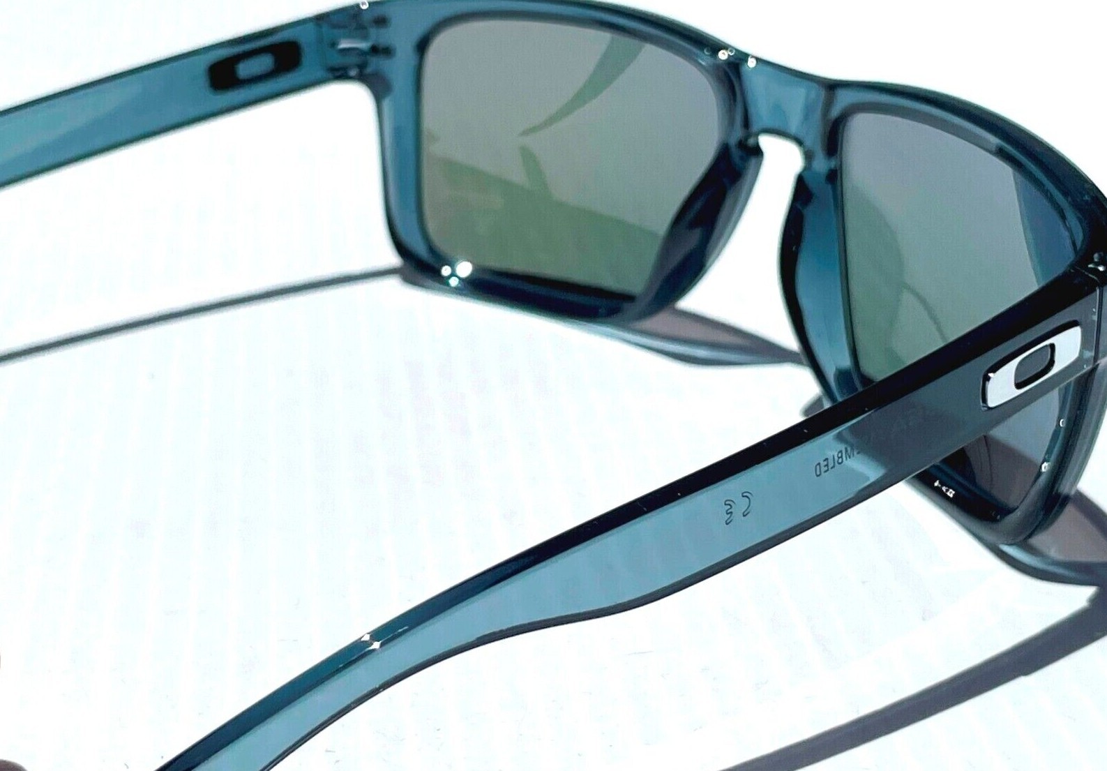 NEW Oakley HOLBROOK XL Grey Smoke w POLARIZED Galaxy Violet Lens Sunglass 9417