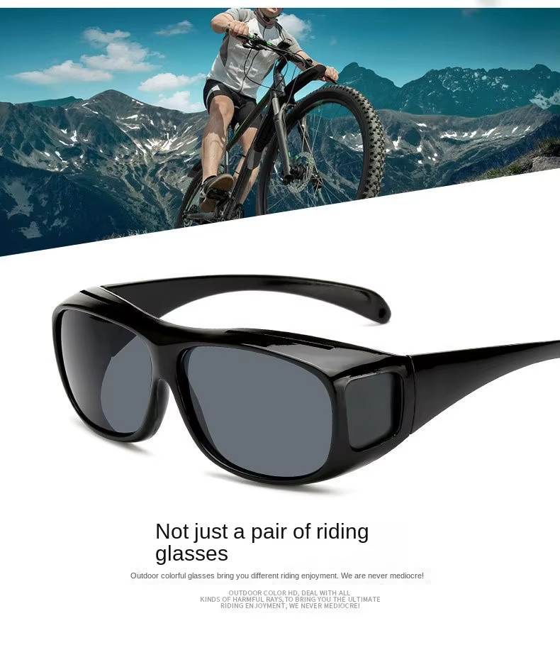 New Medium-Large FIT OVER Sunglasses Cover Prescription RX Eye Glasses Men Women