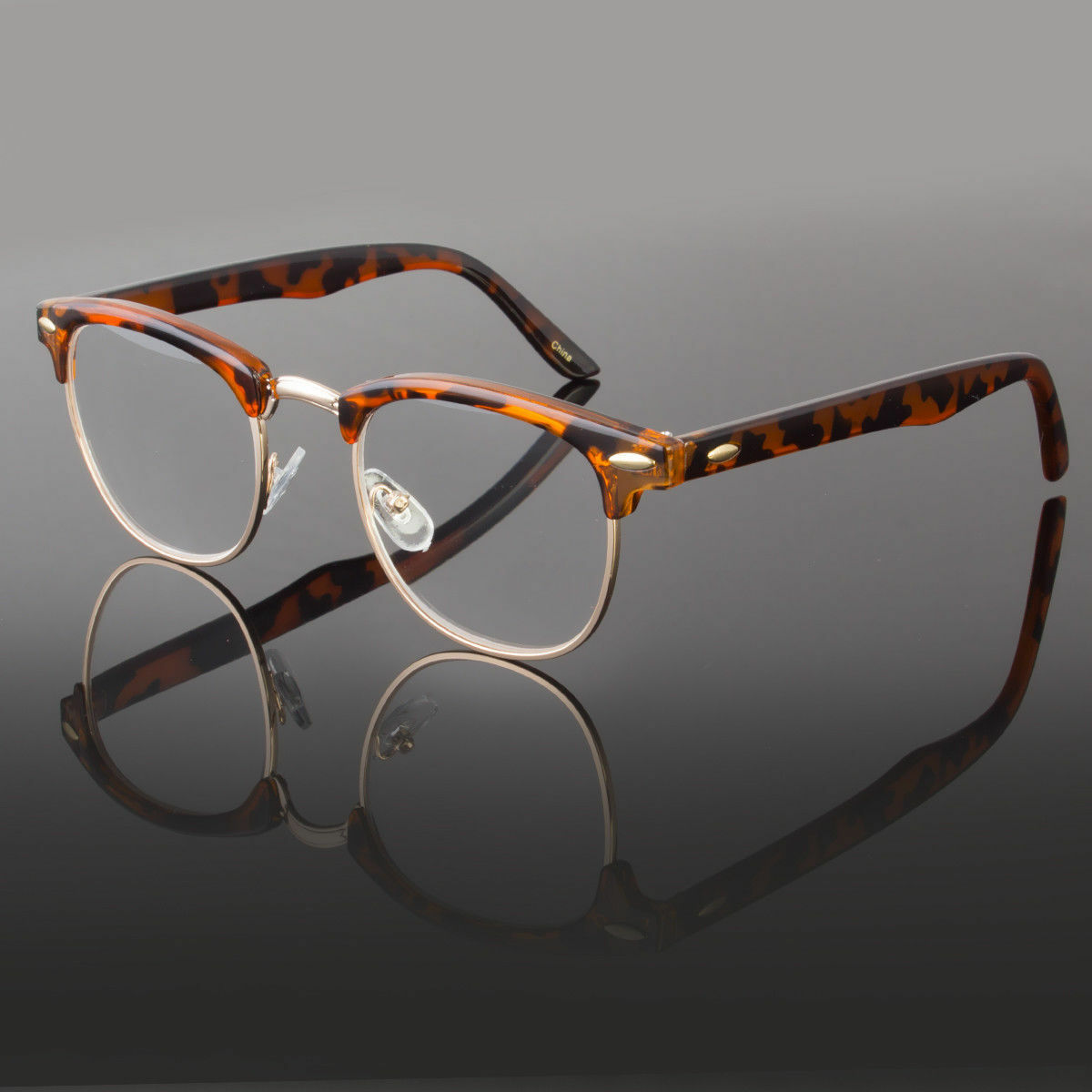 Interview Smart Clear Lens Glasses Fake Vintage Nerd Geek Retro Hipster UV 100%