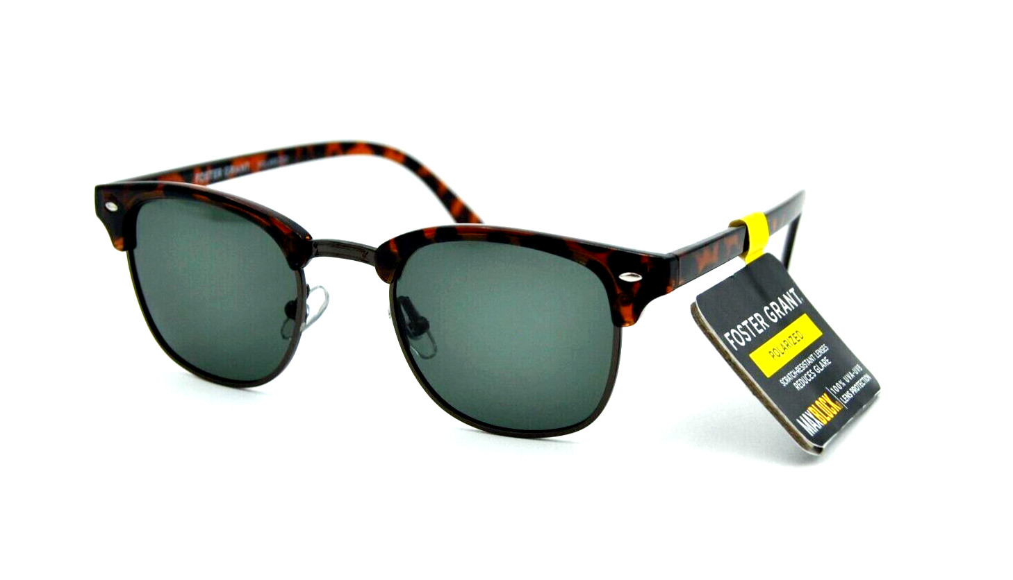 Foster Grant MaxBlock POLARIZED Sunglasses WARREN POL 100% UV Protection