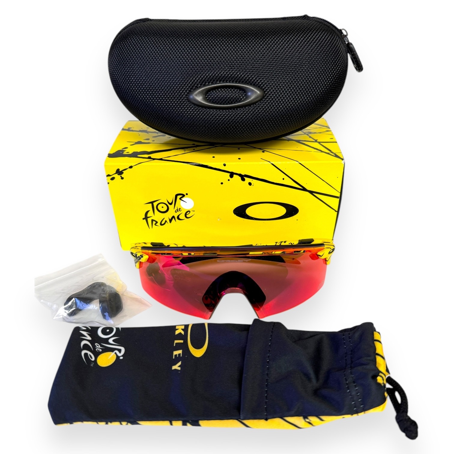 Oakley Sunglasses Encoder Tour de France Yellow Splat Prizm OO9235-0739 w/case