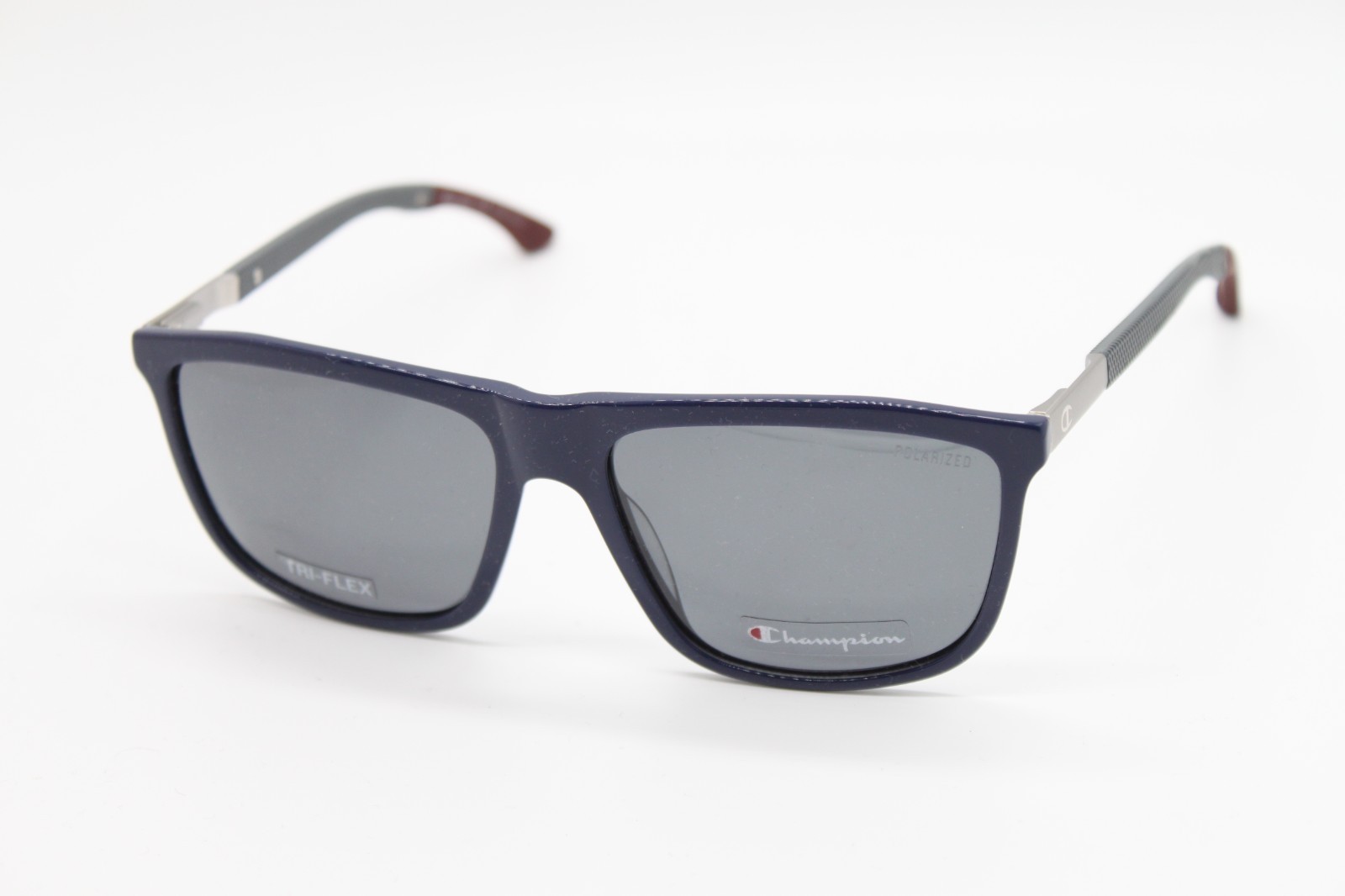 NEW CHAMPION CUCLICK C03 BLUE NAVY RED POLARIZED AUTHENTIC SUNGLASSES 58-16
