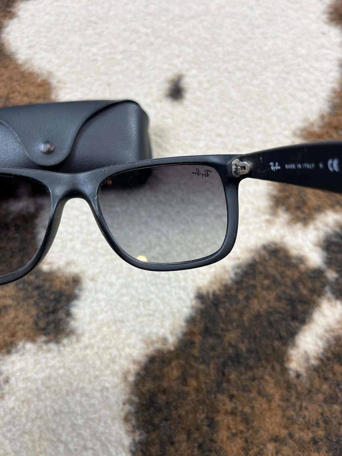 Ray Ban Sunglasses JUSTIN RB4165 601/8G 54-16 Black
