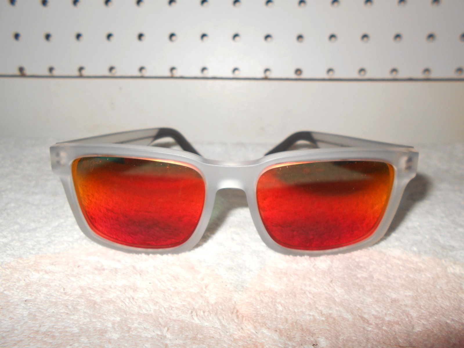 MAUI JIM STONE SHACK STG-8H HAWAIIAN LAVA ORANGE LENS MENS SUNGLASSES