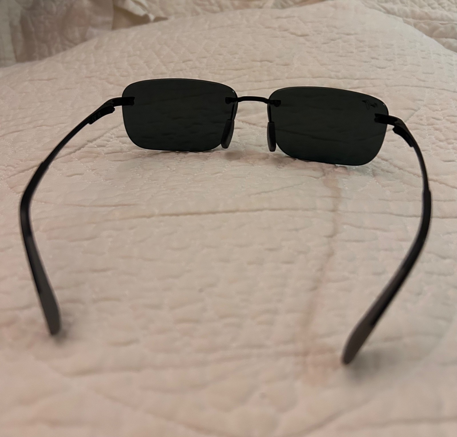 NWT Maui Jim Men’s Lanakila Matte Black W/Gray Polarized Sunglasses MJ624-02