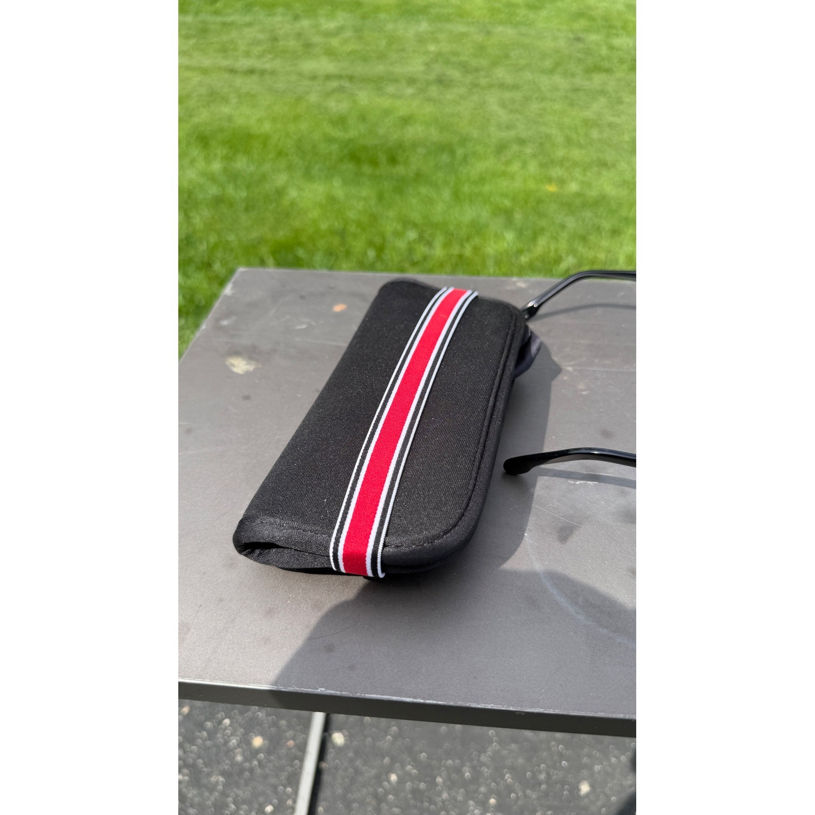 Carrera Black Navigator Sunglasses with Branded Soft Case Flat Top Sporty Style
