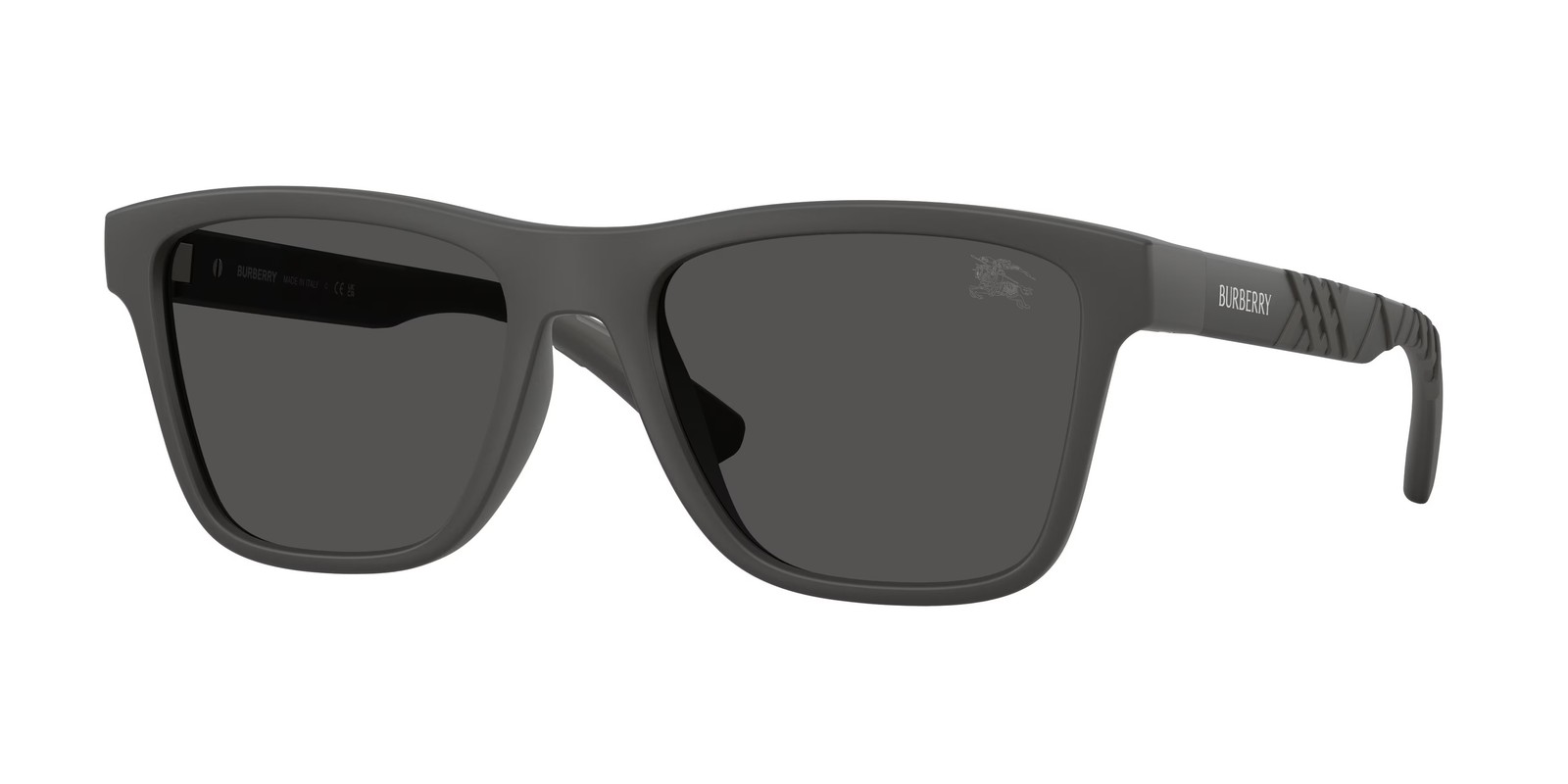 BURBERRY BE4482U 423387 Matte Grey Dark Grey 55 mm Men’s Sunglasses
