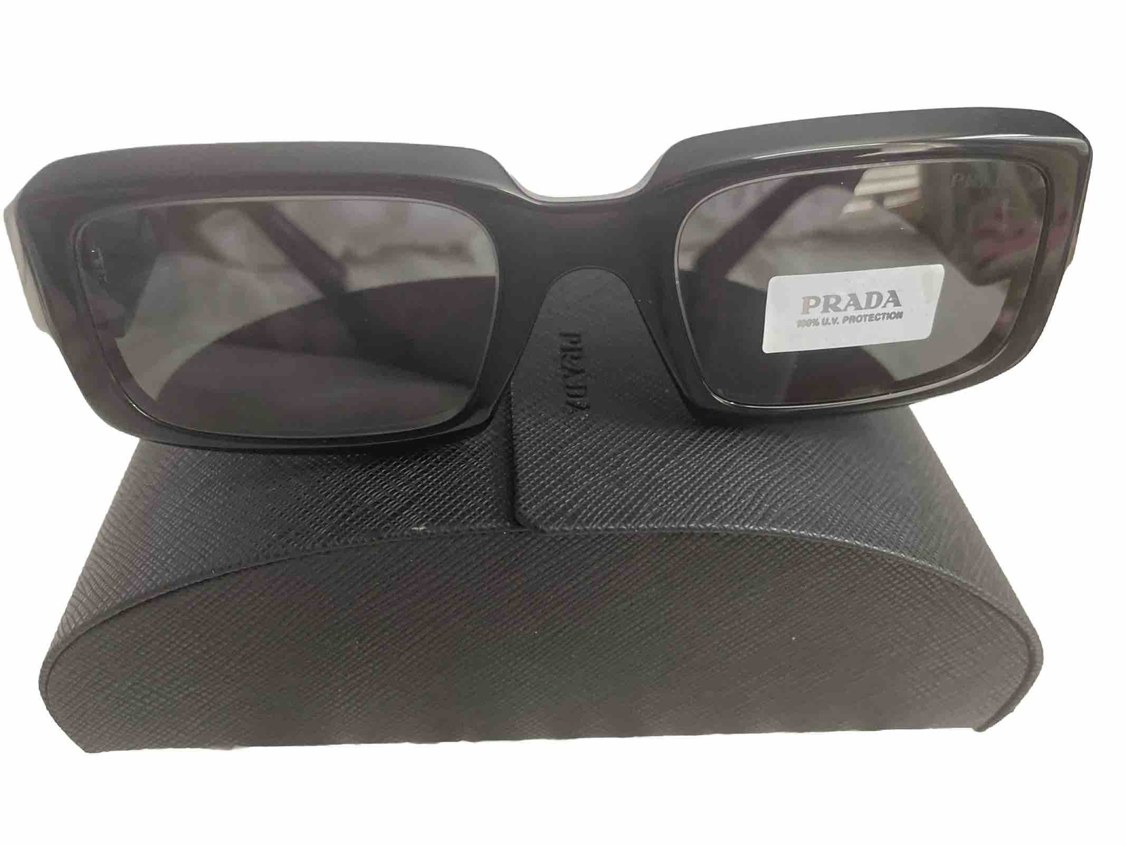 Authentic PRADA SPR 27Z 54021 16k-08Z 145 3N Black