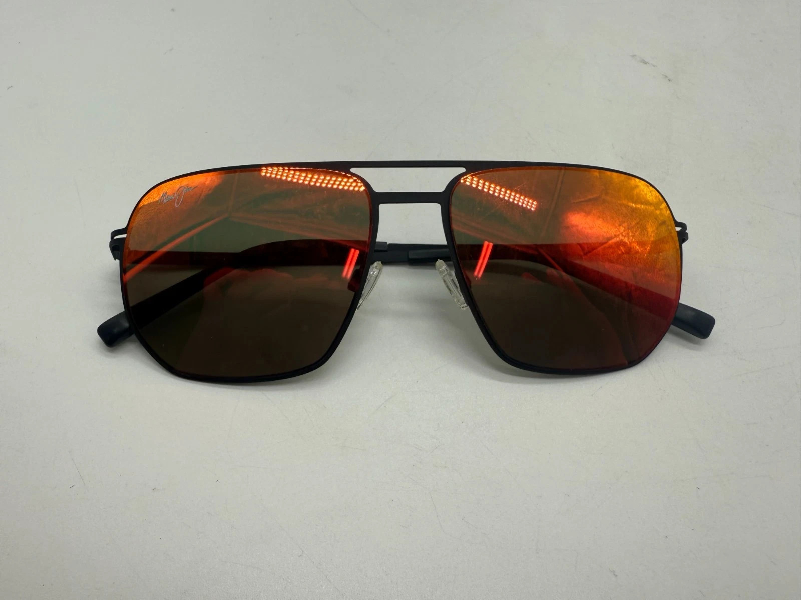 Maui Jim Men’s Sharks Cove 55 mm Black Sunglasses MJ0605S-004