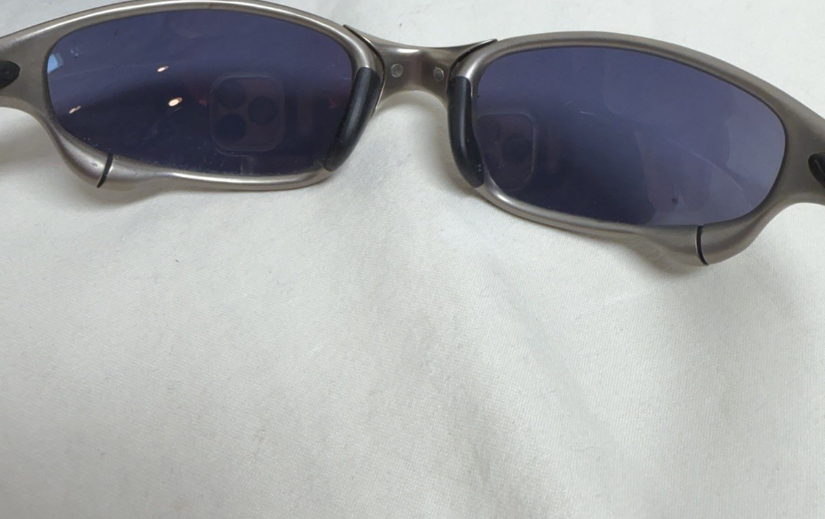 Vintage Oakley Juliet X Metal Plasma Ice Iridium Sunglasses JE041982A USA 2004