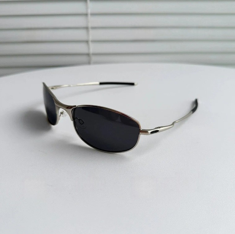 Sports Outdoor Cycling Metal Frames Polarized Sunglasses Oval Glasses Unisex