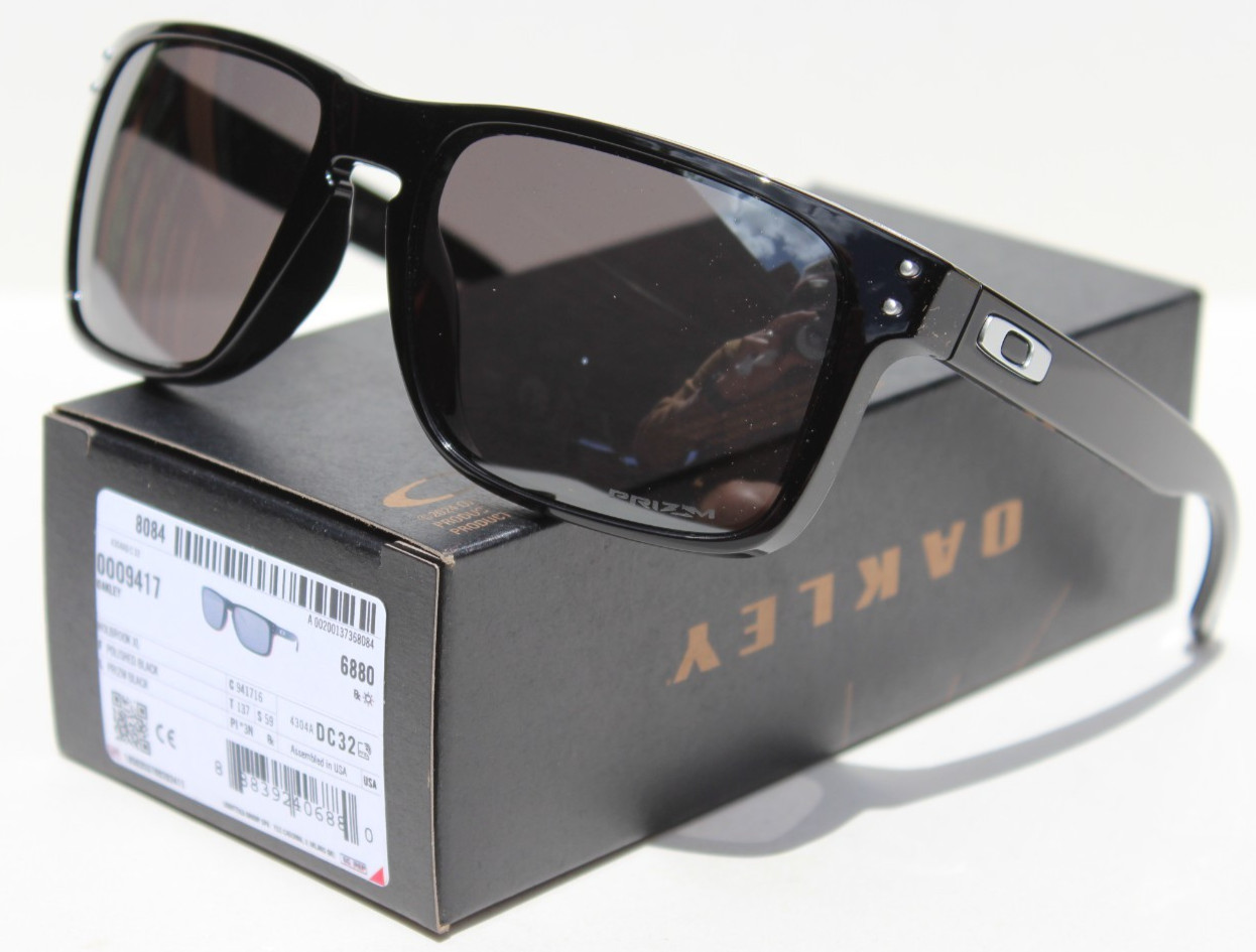 OAKLEY Holbrook XL Sunglasses Polished Black/Prizm Black NEW OO9417-16