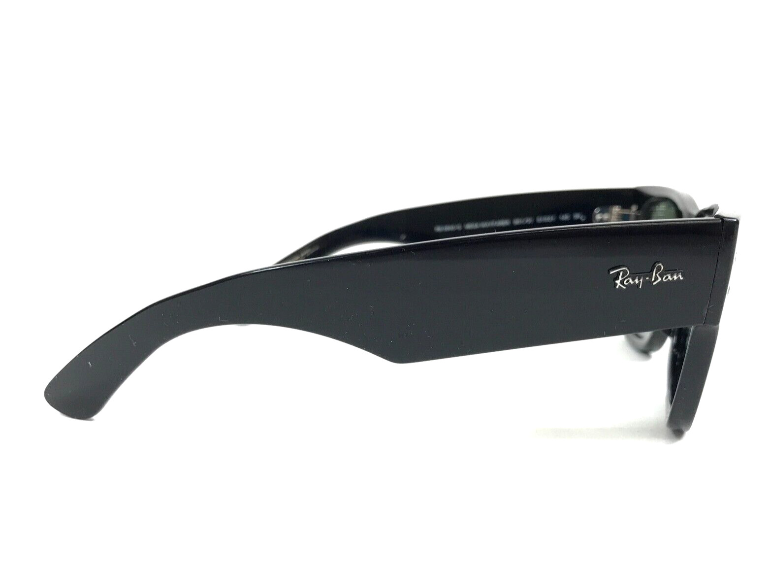 Ray-Ban Sunglasses RB0840-S MEGA WAYFARER 901/31 Polished Black w/ G-15 Lenses
