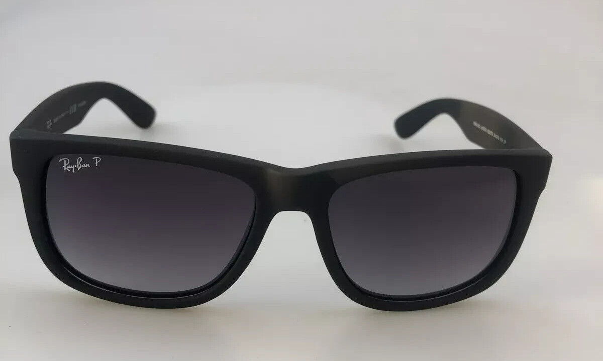 Men’s Sunglasses RB4165 622/T3 Ray-Ban Justin Black Frame Grey Gradient Lenses