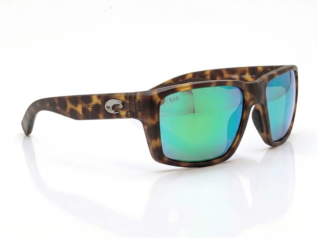 Costa Del Mar Fantail PRO Sunglasses matte tortoise green 580 glass lens