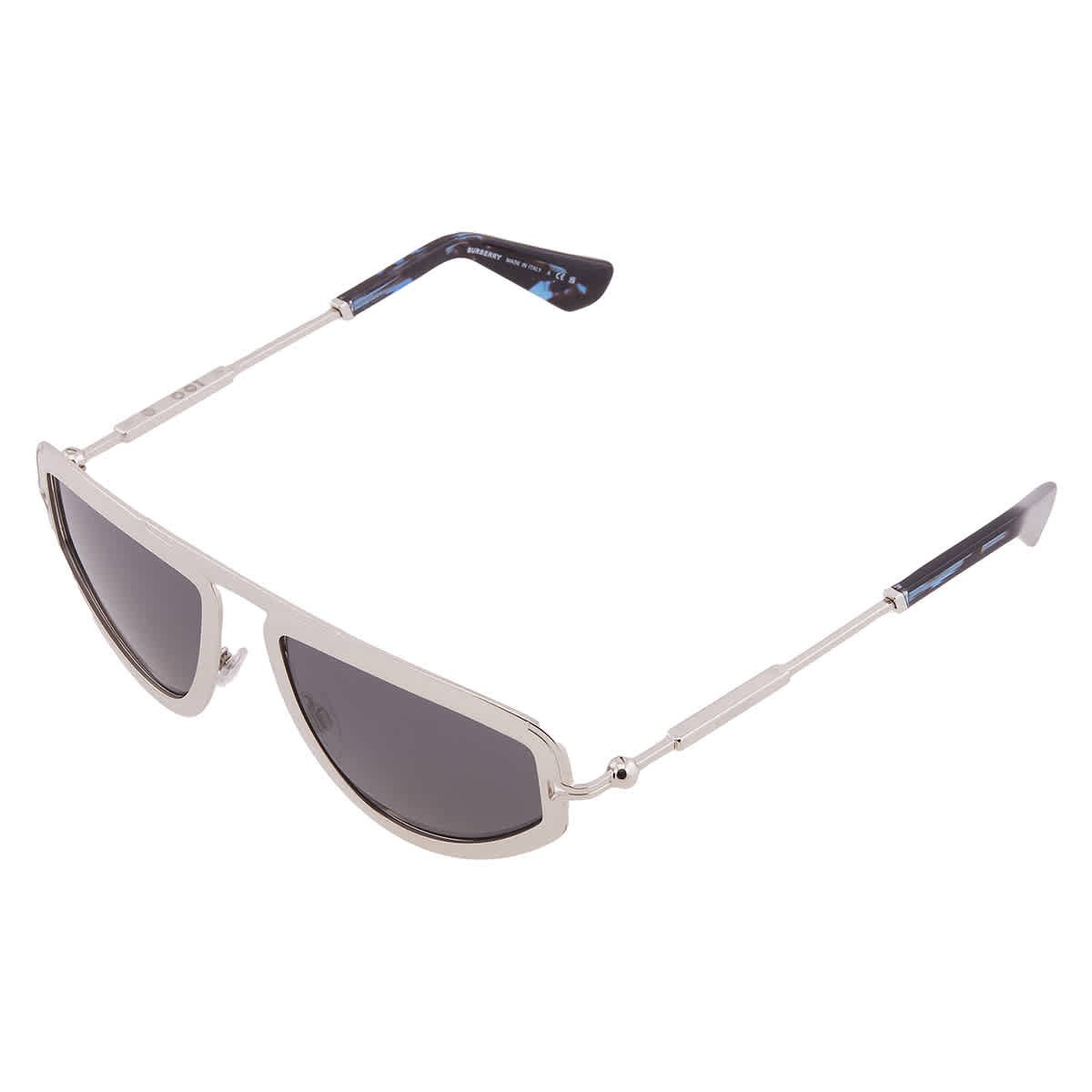 Burberry Dark Grey Irregular Men’s Sunglasses BE3150 100587 56 BE3150 100587 56