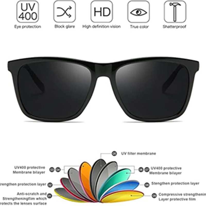 VEITHDIA Aluminium Polarized Photochromic Sunglasses Men Eyewear Driving Glasses
