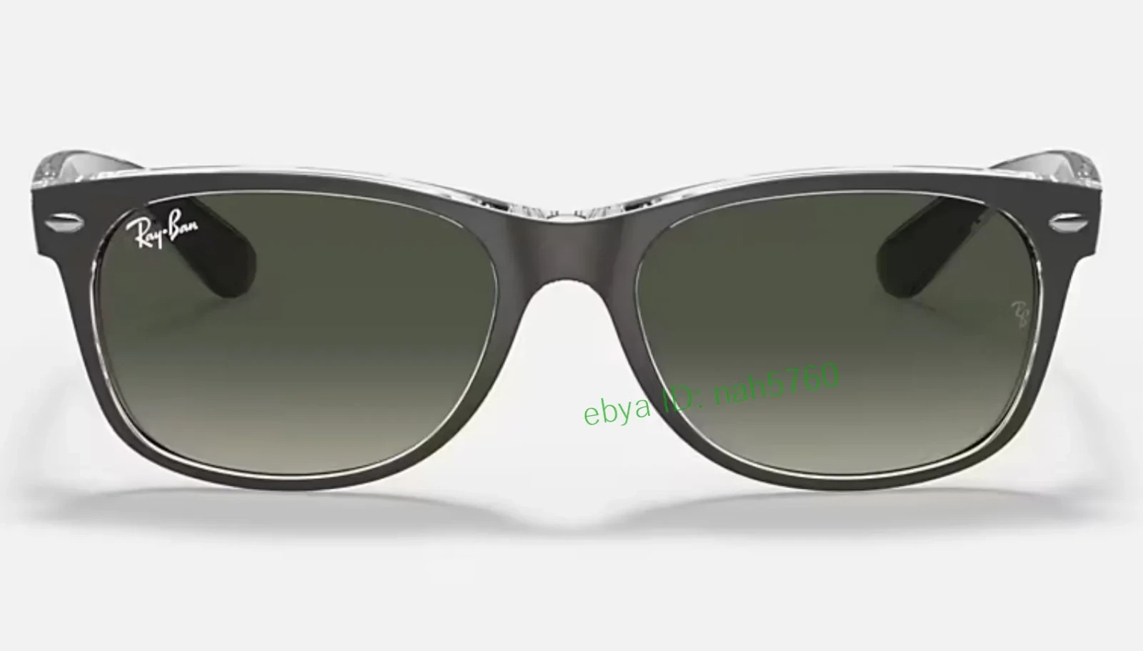 Ray-Ban New Wayfarer RB2132 6143/71 Classic Sunglasses 55mm Grey Gradient Lens