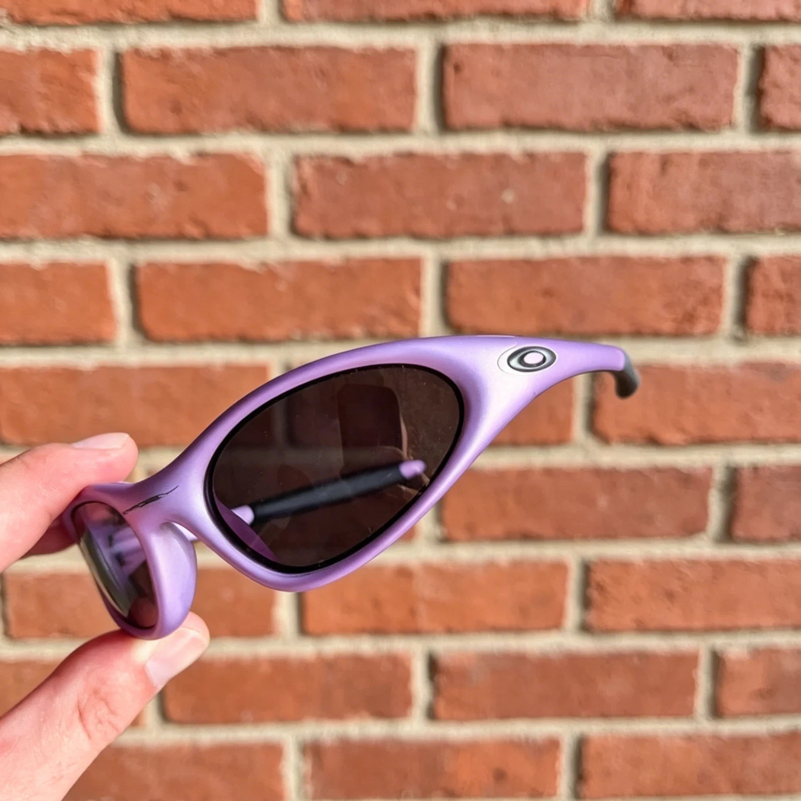 Retro Oakley Minute Gen1 Minute1.0 Sunglasses Lilac Frame Black Lenses