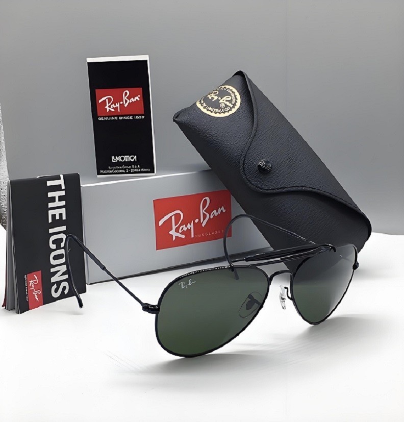 HOT GREEN RB3030 RAY-BAN OUTDOORSMAN SUNGLASSES KT-9542