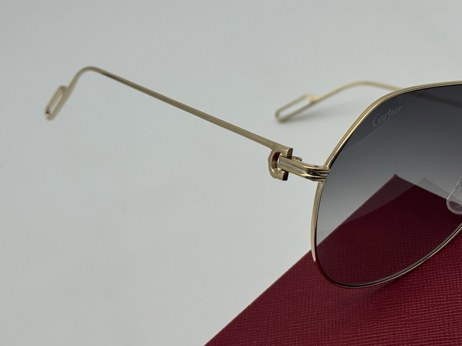 PREMIERE C DE CARTIER PILOT SHAPE RARE SUNGLASSES CT0110S NEW 100% GENUINE $1425