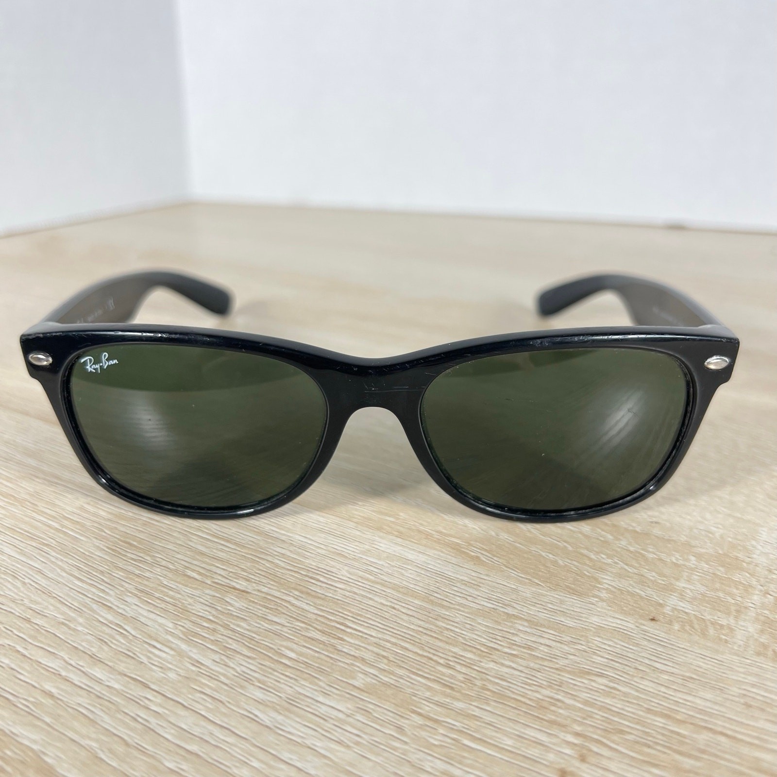 Ray-Ban RB2132 New Wayfarer 901 Sunglasses Black READ DESC 55-18 Italy