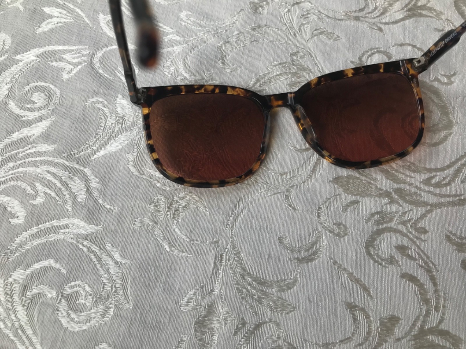 Vintage Corning Optics Serengeti Drivers Sunglasses Tortoise Habana