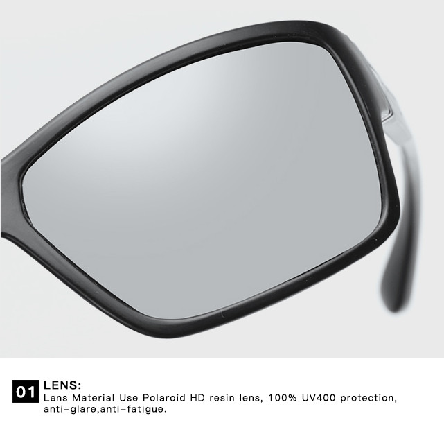 Men Photochromic Polarized Sunglasses Outdoor Transition Lens Driving Glasses
