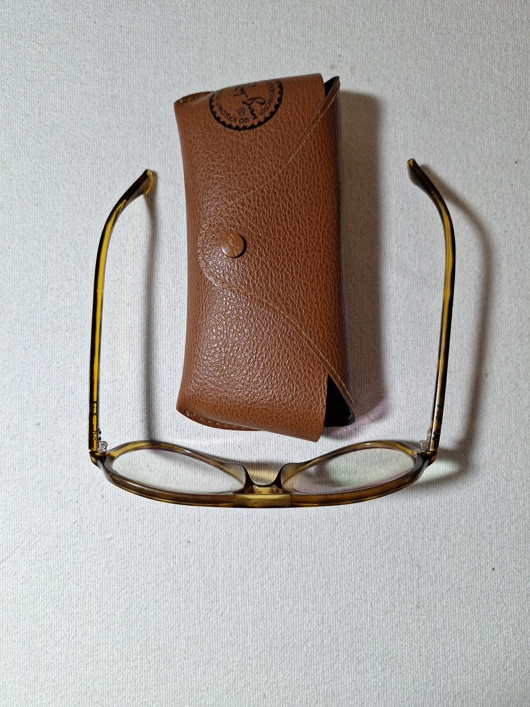 Ray-Ban Cats 5000 RB4125 Aviator Pre-owned Frames Only with Case