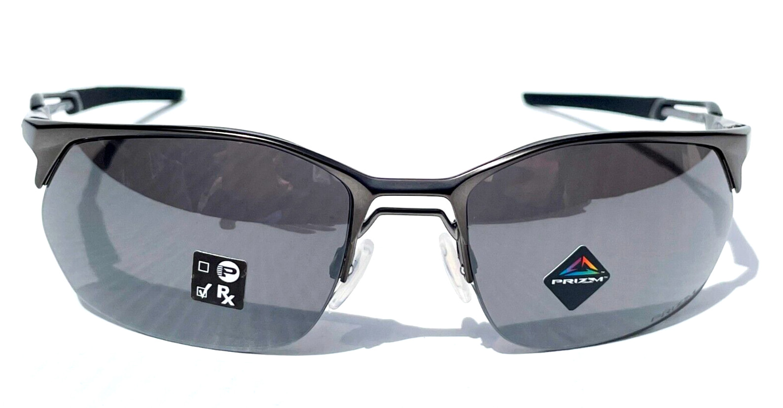 NEW Oakley WIRE TAP 2.0 Matte Gunmetal PRIZM Black Lens Sunglass 4145-02