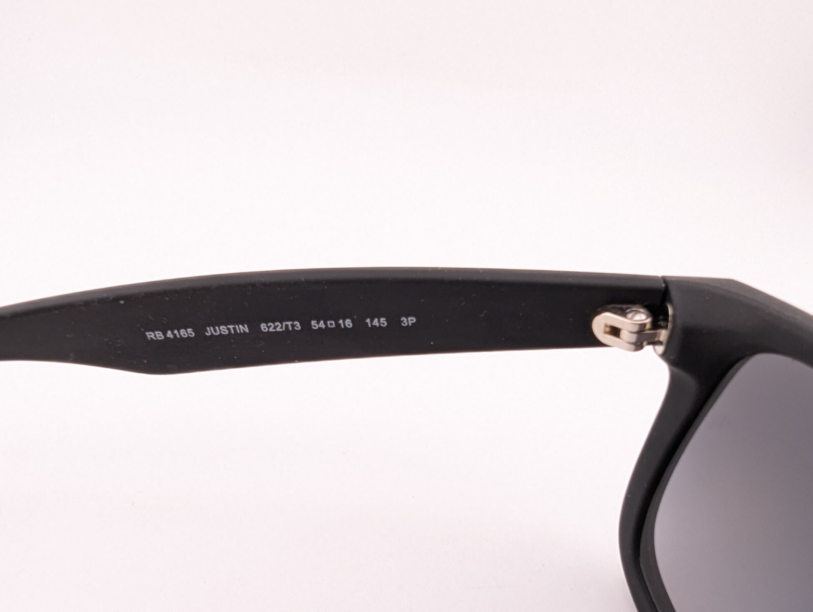 Ray-Ban Sunglasses, Polarized Lenses, RB 4165 622/T3 3P Justin, 54-16-145, Black