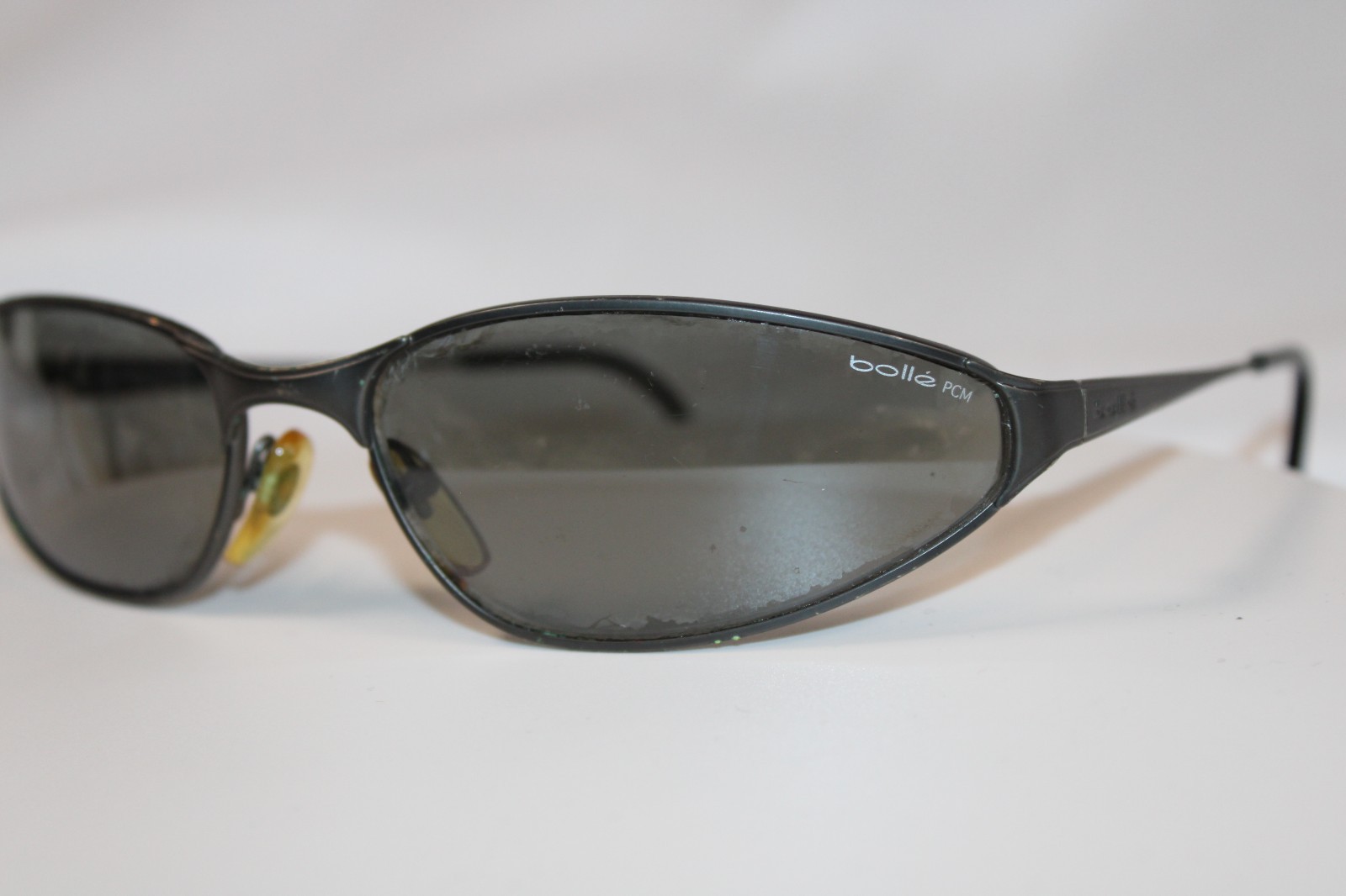 BOLLE Sunglasses 5510 Mod France Bolle PCM silver-Tone Frames Vtg Rd Discpt