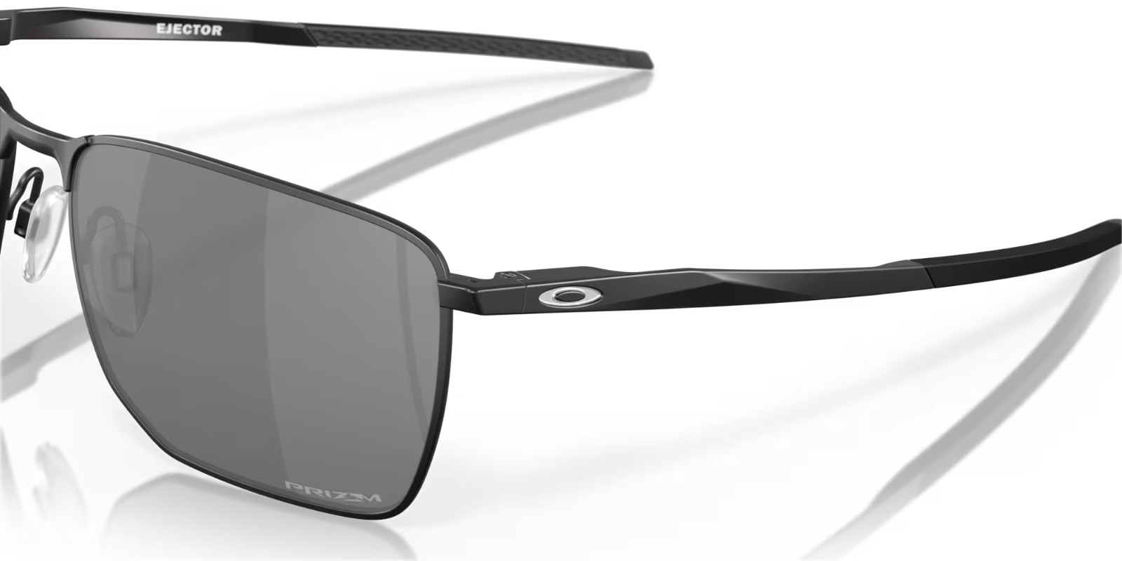 Oakley Sunglasses Ejector OO4142-0158 Satin Black Metal Frame / PRIZM Black Lens