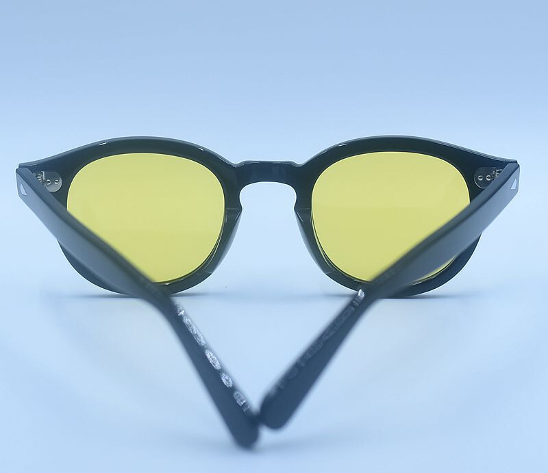 2026 Brand new yellow sunglasses Men black glasses women night yellow sunglasses