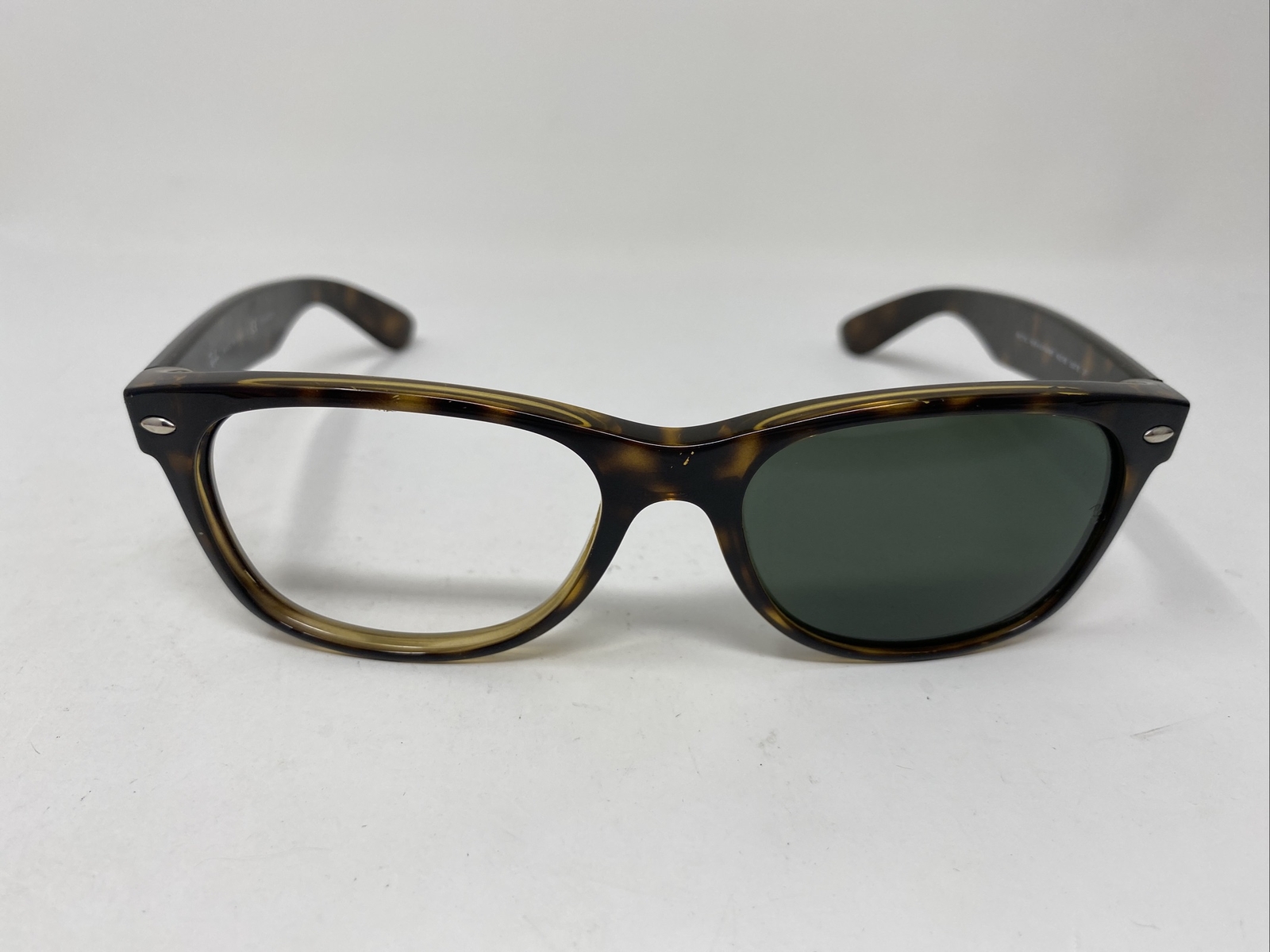 RAY BAN NEW WAYFARER 55mm RB 2132 902/58 GLOSS TORTOISE SUNGLASS E176