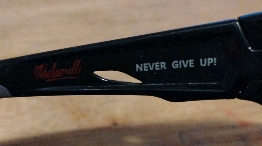 Ike Renegade Pro Polarized Fishing Sunglasses Mike Iaconelli Signed Wrap Style