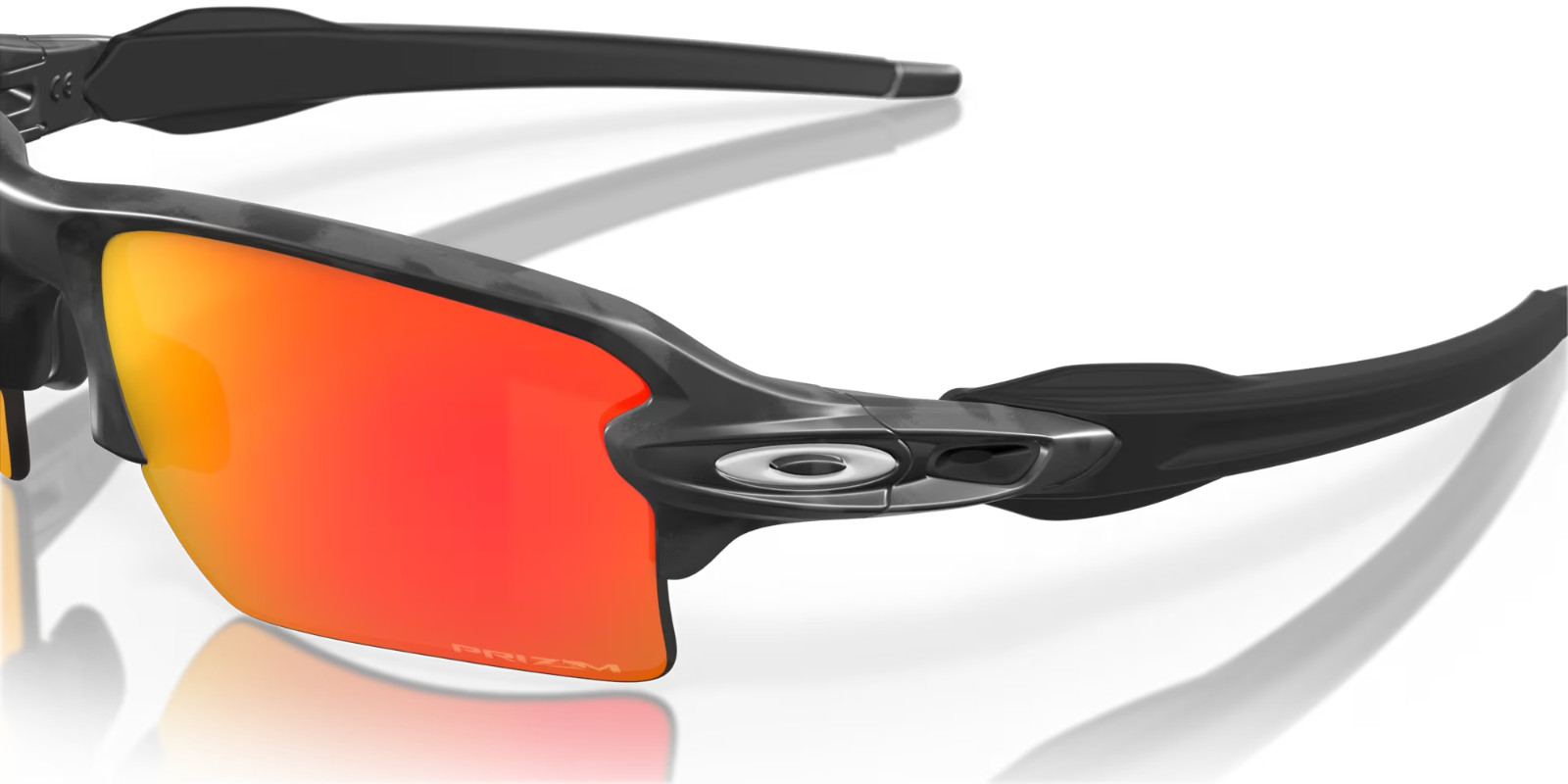 OAKLEY FLAK 2.0 XL Sunglasses OO9188-8659 Black Camo Frame W/ PRIZM Ruby Lens