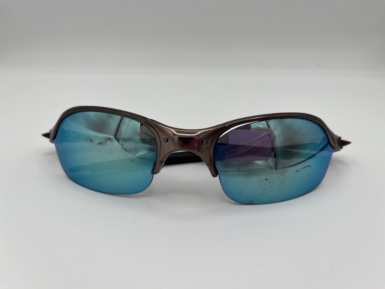 VINTAGE Oakley Romeo 2 Polish Titanium x-Metal FAIR CONDITION