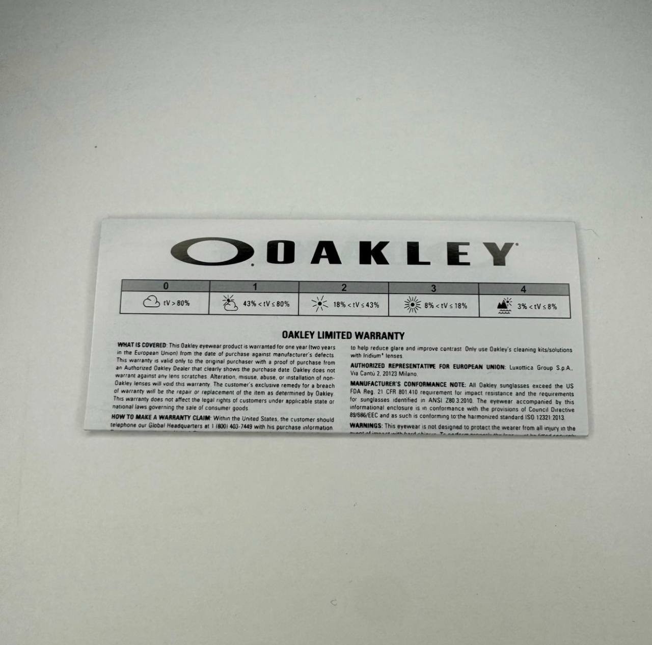 Oakley Men’s HOLBROOK TI Sunglasses Black Metal Frame Blue Mirrored Tinted