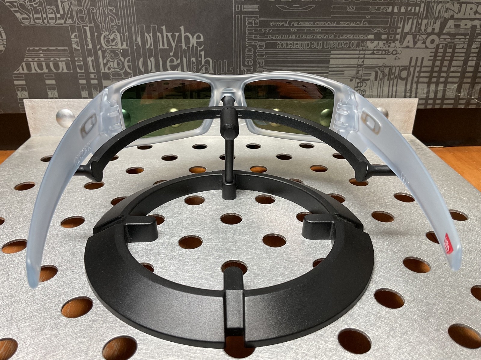 OAKLEY GASCAN MATTE WHITE/ RUBY IRIDIUM